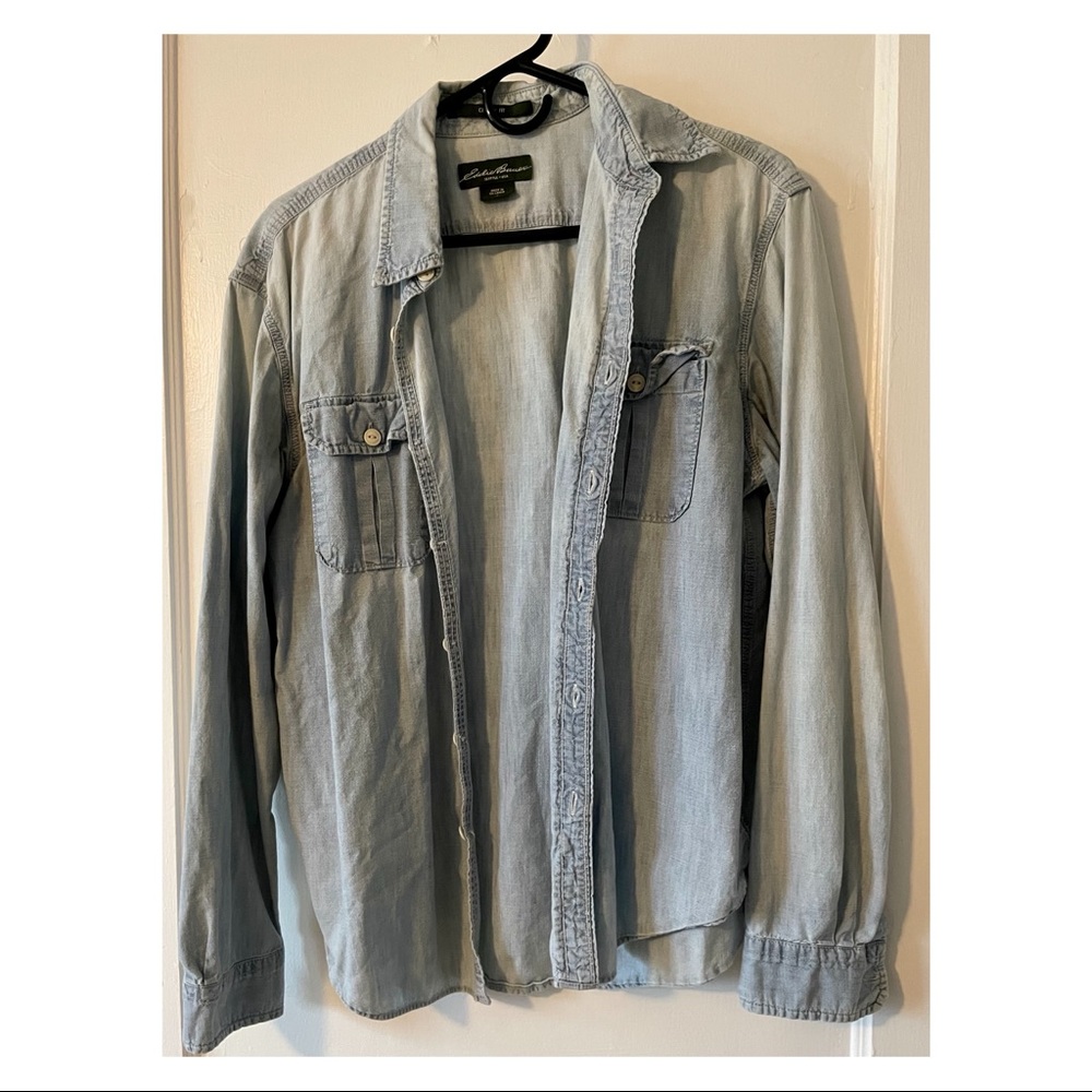 Eddie Bauer denim button down